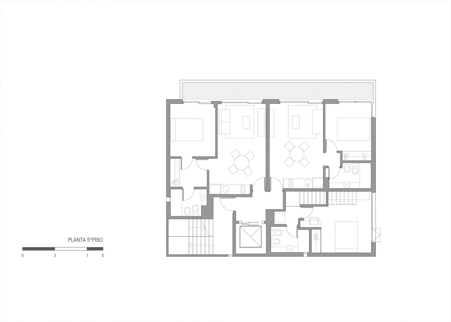 Cuarta planta. ORGANIC por Brigati Polak Arquitectos.