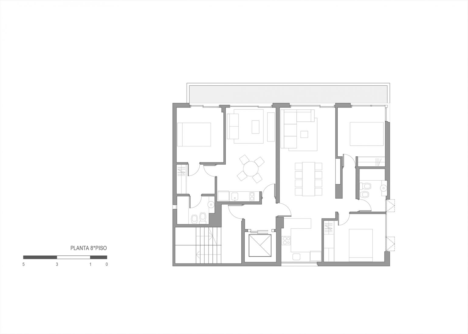 Séptima planta. ORGANIC por Brigati Polak Arquitectos.