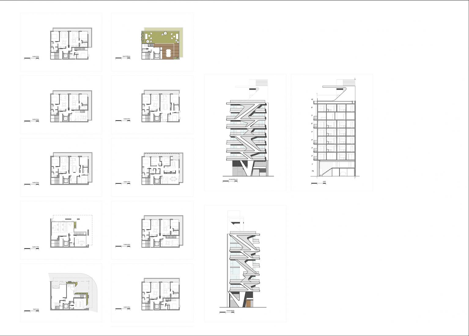 Planos. ORGANIC por Brigati Polak Arquitectos.
