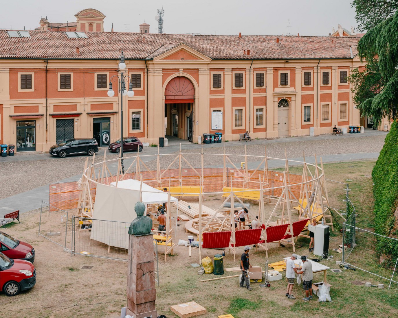 Works in progress. LuOgo by Orizzontale. Photograph by Gianluca Gasperoni.