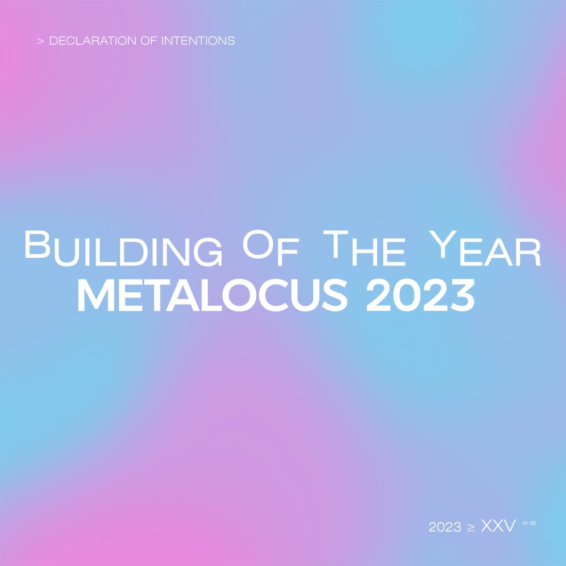 2023 METALOCUS Building of the Year