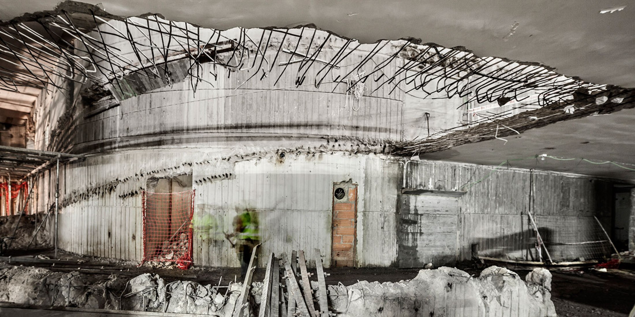 Re-edificatoria por Adrià Goula. Unfinished. Pabellón español de la Bienal de Venecia 2016. Imagen © Adrià Goula.