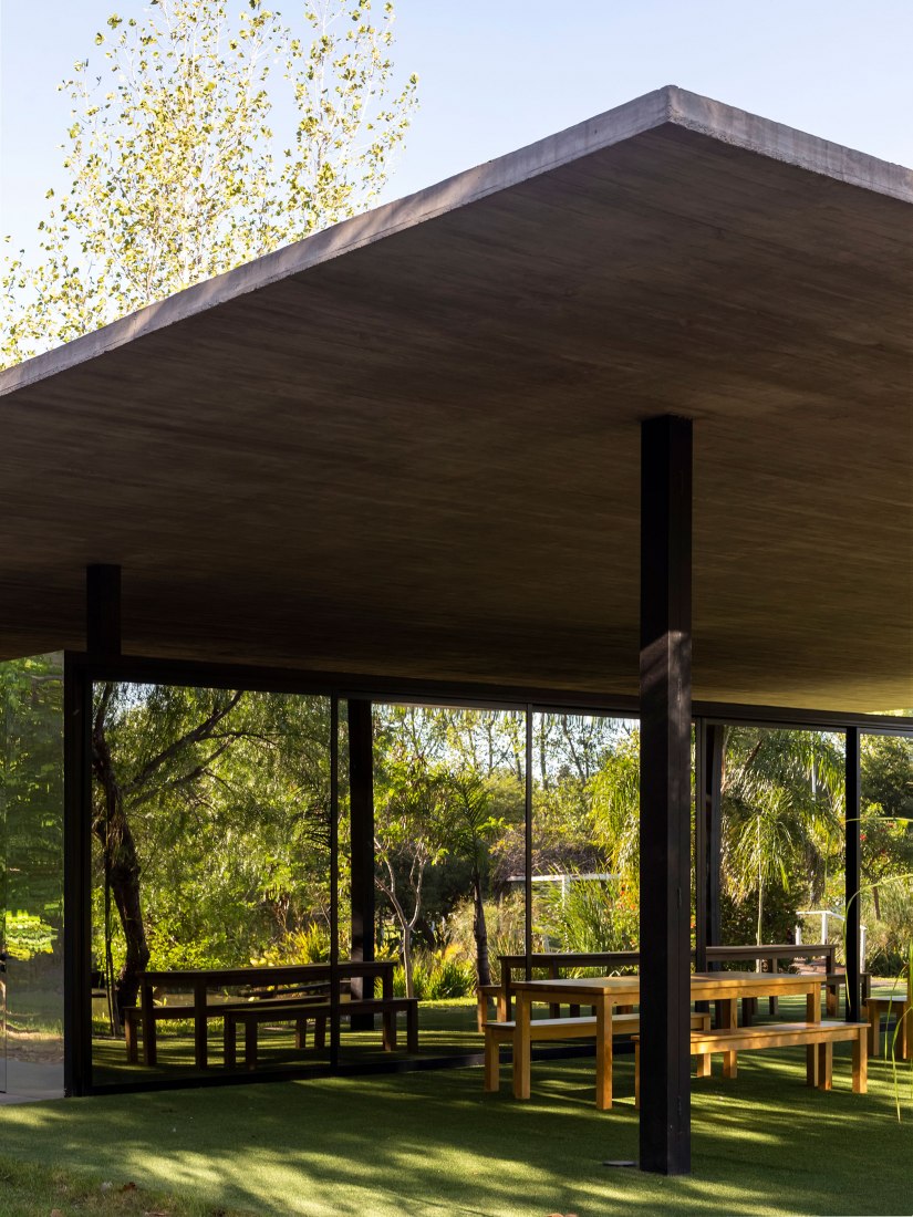 La Nave Pavilion by Estudio Pablo Gagliardo. Photograph by Ramiro Sosa.
