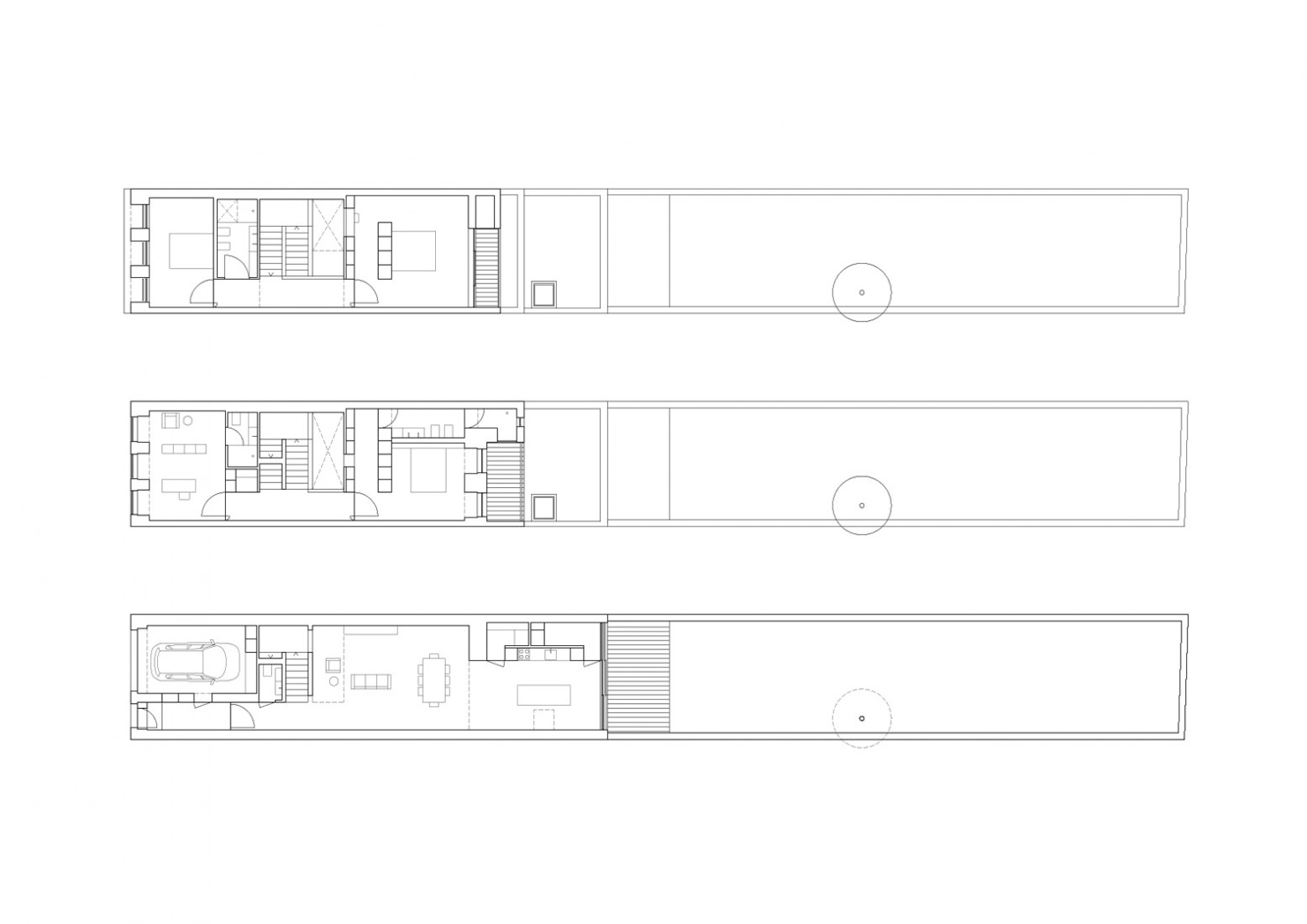 Plans. Boavista House by Pablo Pita Architects.
