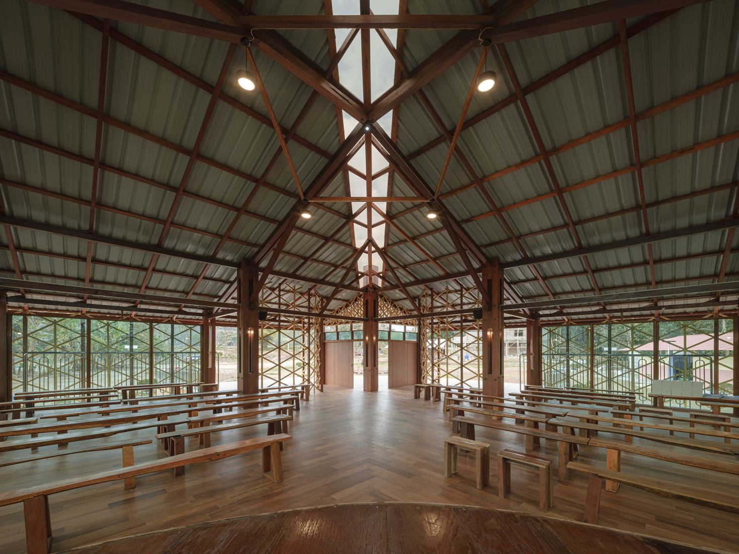 Oratory of St Francis Xavier by Paco García Moro. Photograph by Panoramic Studio.