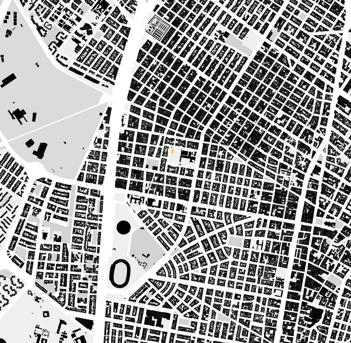 Site plan. Urban Apiary by Palafito Arquitectura.