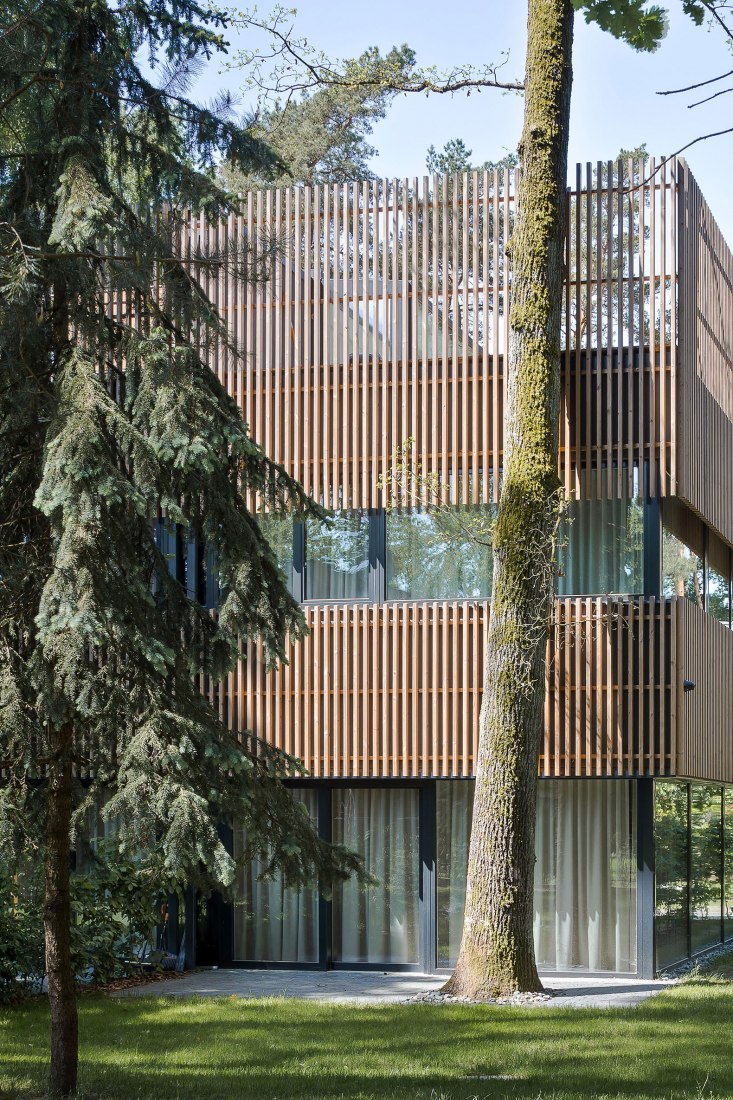 Pasaku st. houses by Paleko architektų studija. Photograph by Norbertas Tukaj.