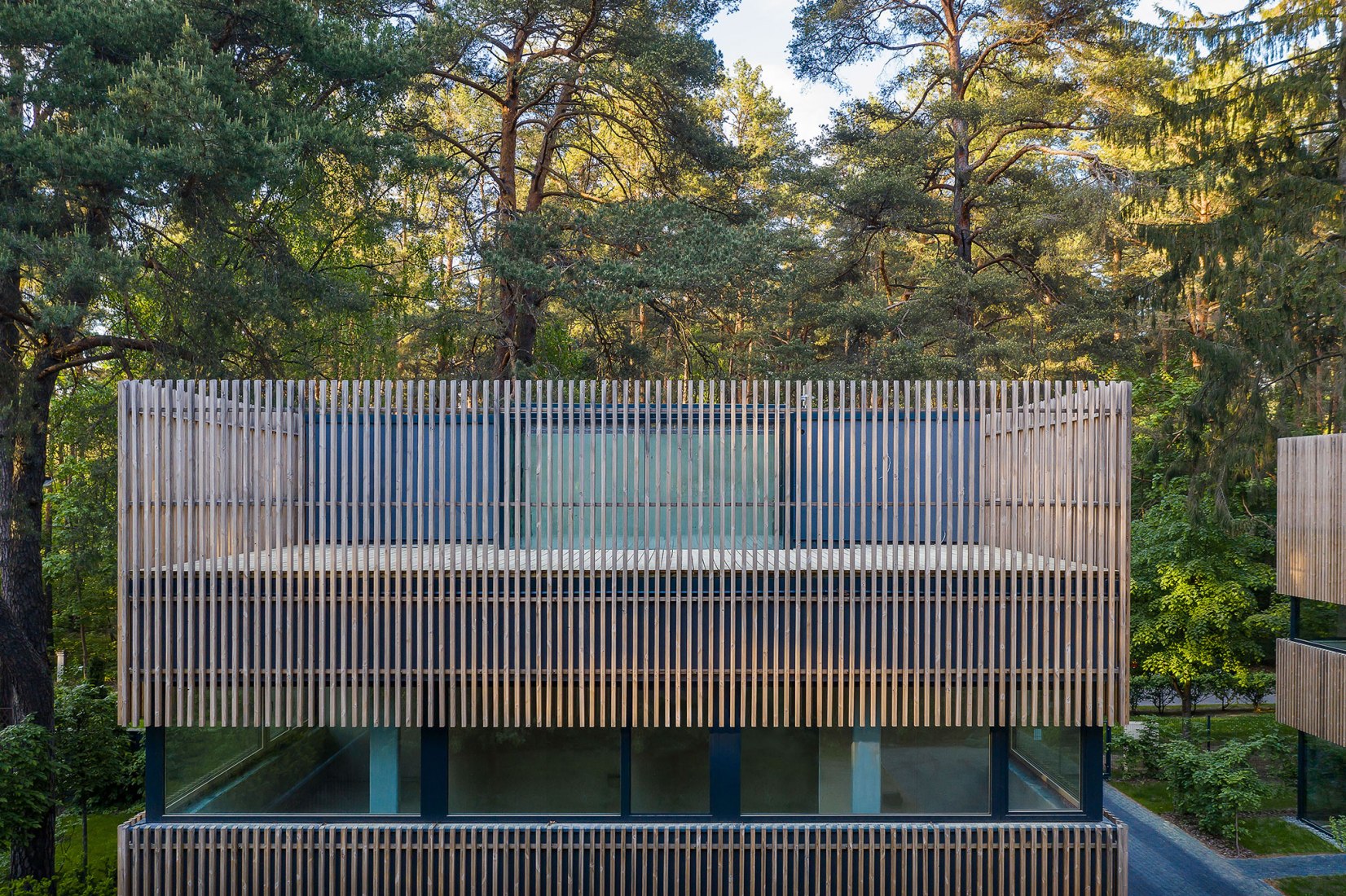 Pasaku st. houses by Paleko architektų studija. Photograph by Norbertas Tukaj.