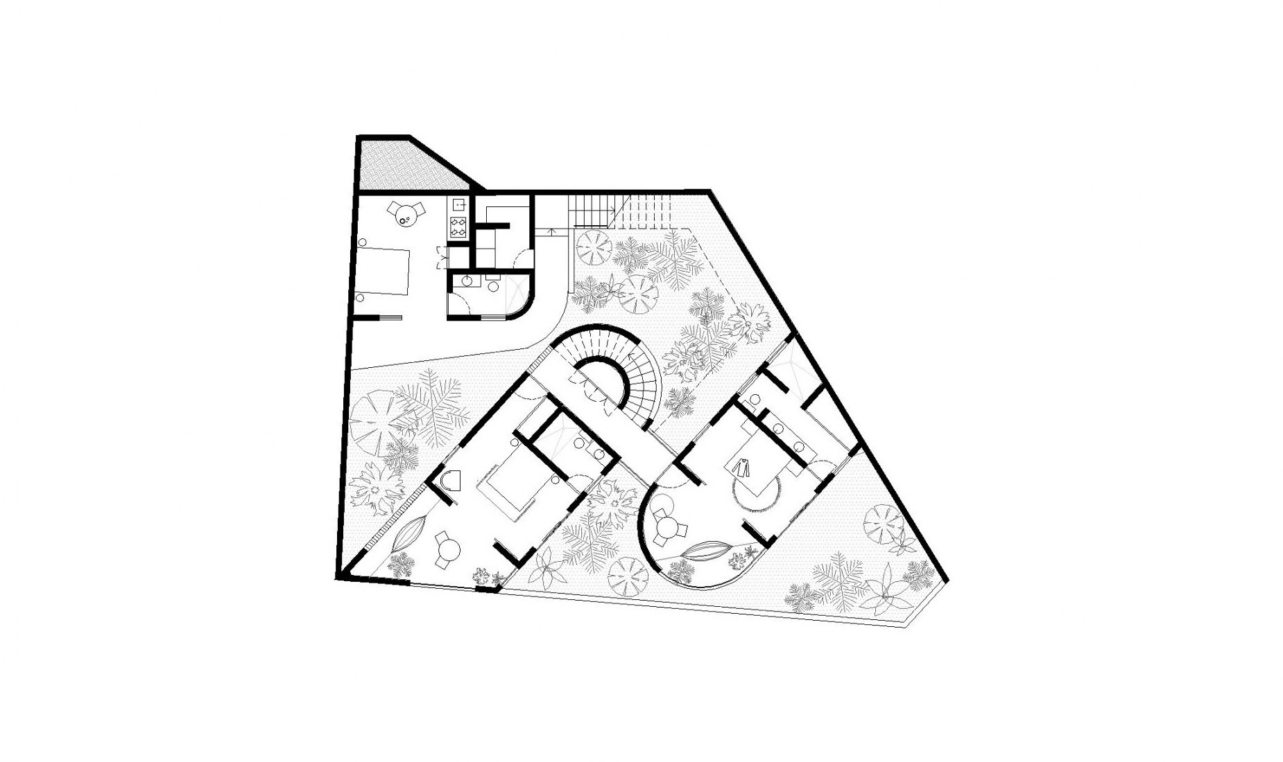Basement floor plan -1. Chiripa by Palma. 
