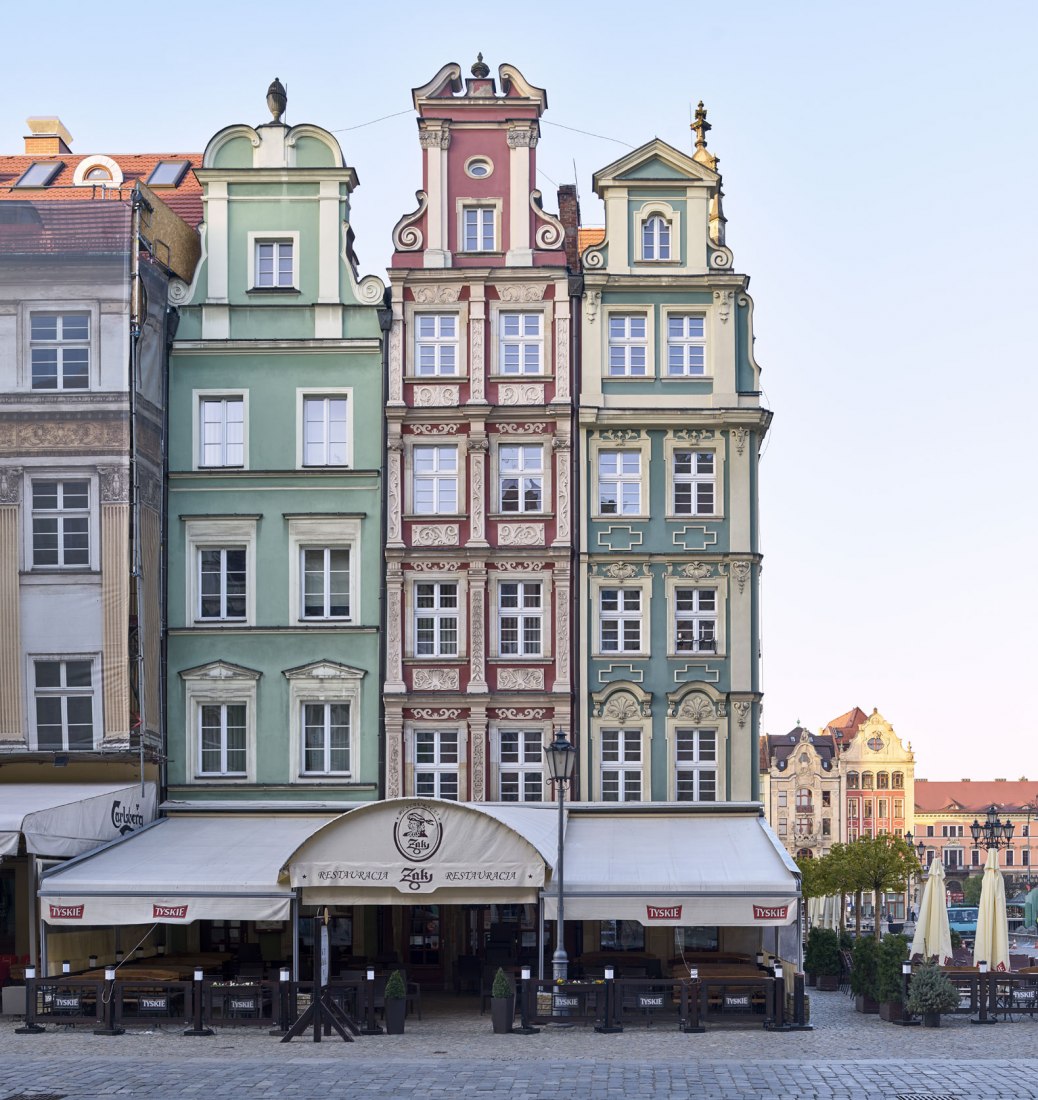 Burgher Houses, 7-8 Rynek-Ratusz (1954-57) Photograph by Jakub Certowicz.