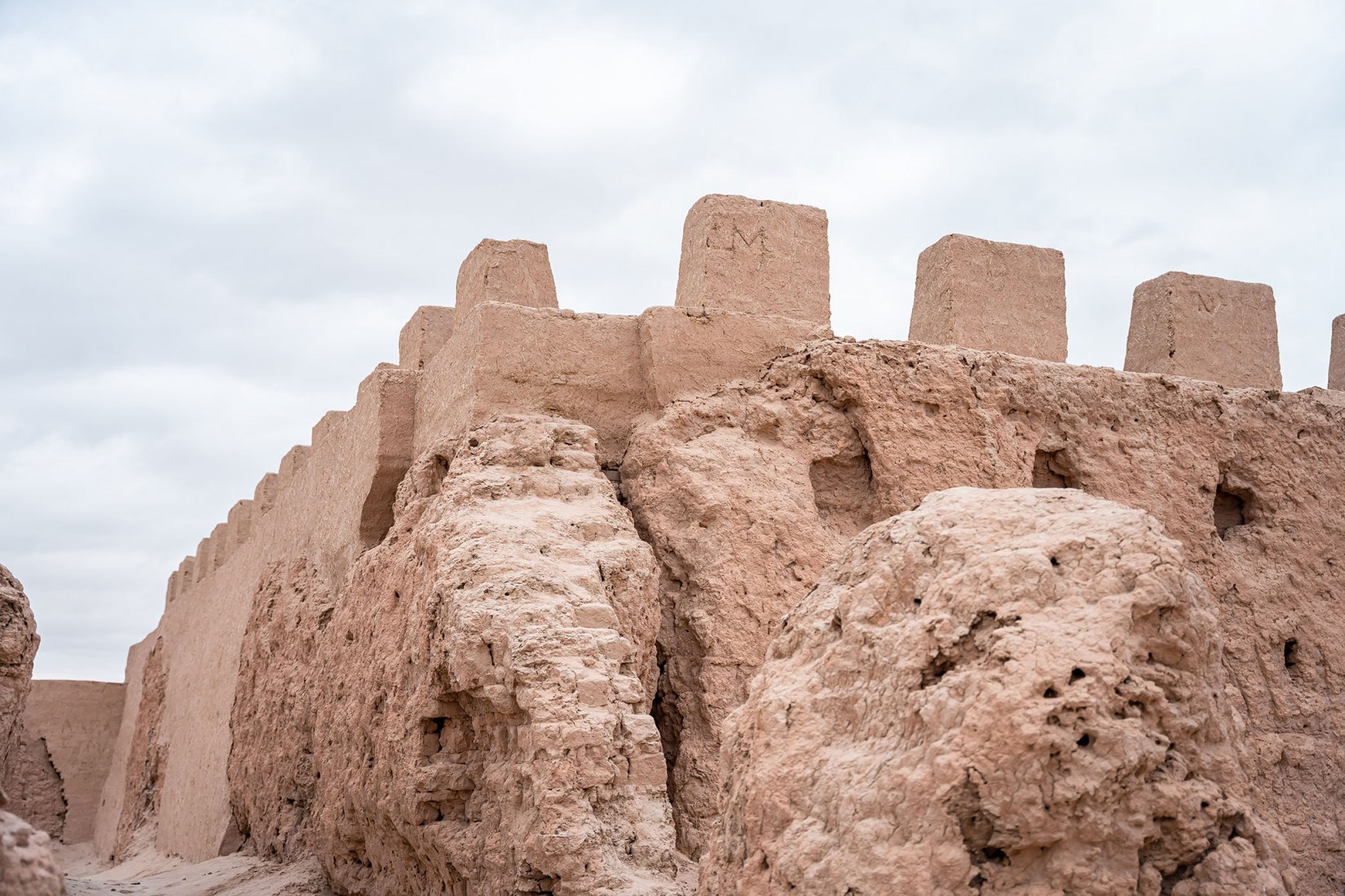 Toprak Kala fortress. Pavilion of the Republic of Uzbekistan at Venice Biennale 2023. Image courtesy of ACDF. Photograph by Vyacheslav Pak.