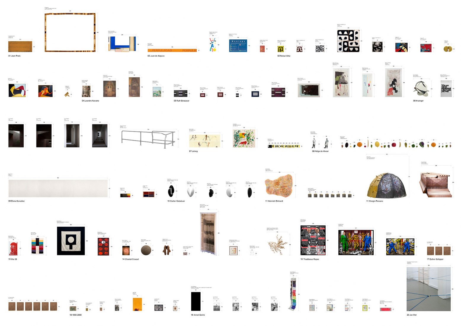 Matrix of works. Special section «ARCO 40+1» by Pedro Pitarch. 