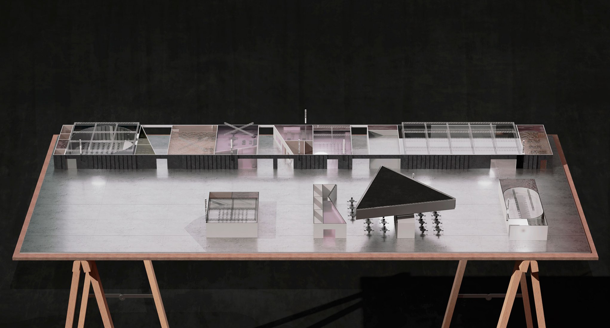 Maqueta. «Ciudad de Galerías» por Pedro Pitarch. Fotografía por Miguel de Guzmán y Rocio Romero.