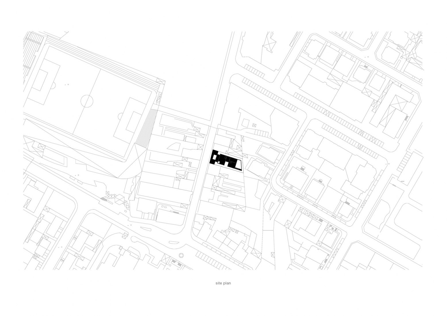 Site plan. Forte House by pema studio.