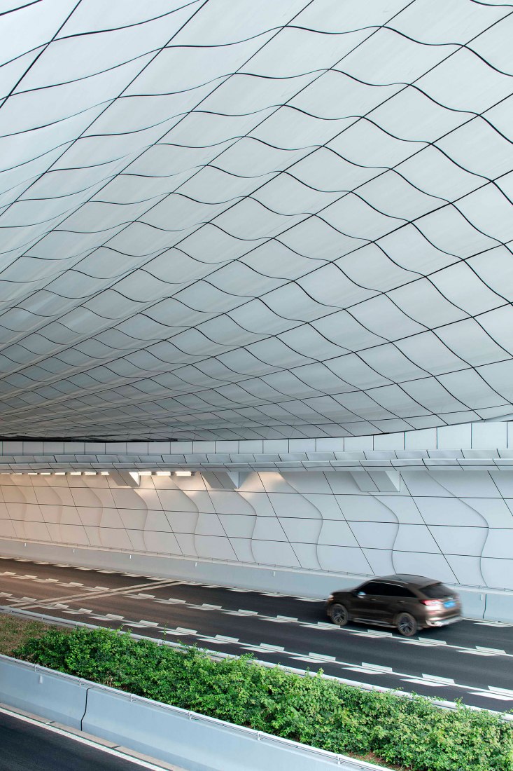 Wenming East Tunnel Entrances by Penda China. Photograph by Xia Zhi.