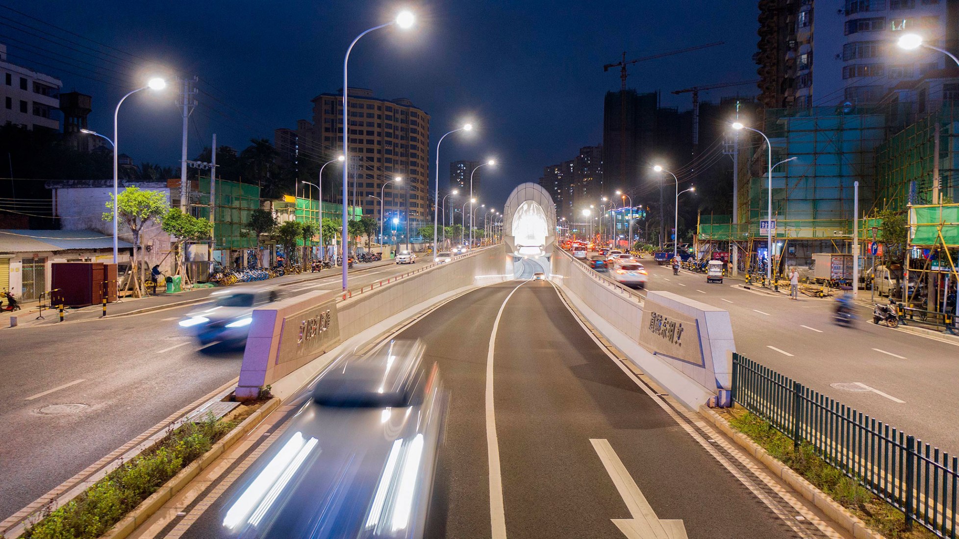 Wenming East Tunnel Entrances by Penda China. Photograph by Xia Zhi.