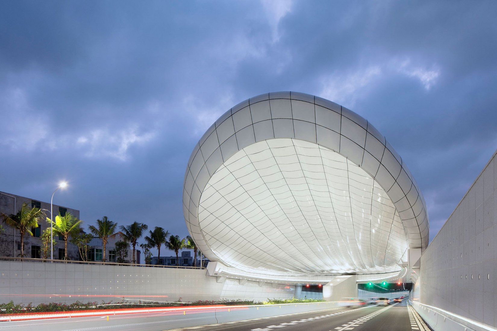Wenming East Tunnel Entrances by Penda China. Photograph by Xia Zhi.