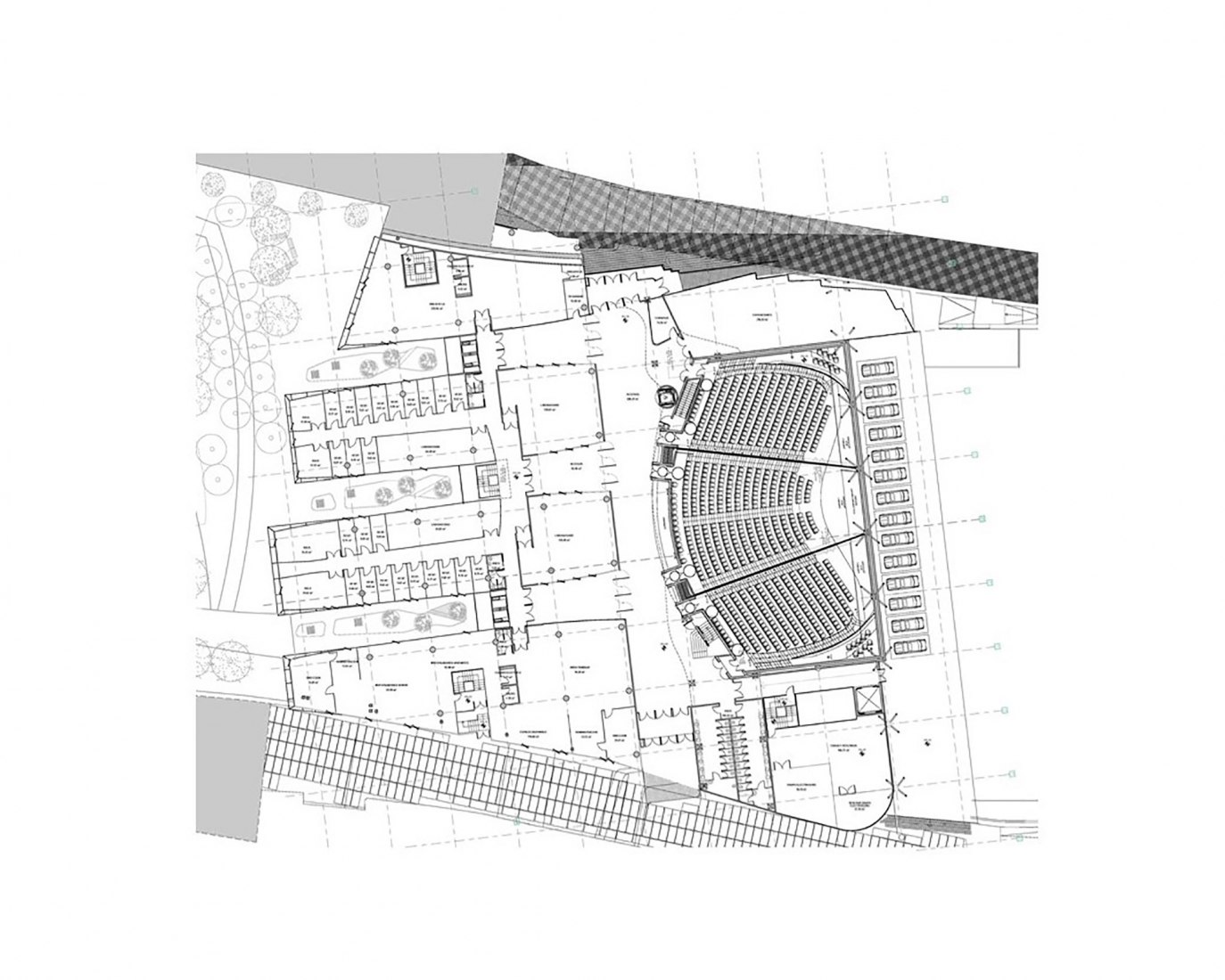 Planta baja. Edificio Fontán por Andrés Perea, Elena Suárez, Rafael Torrelo.