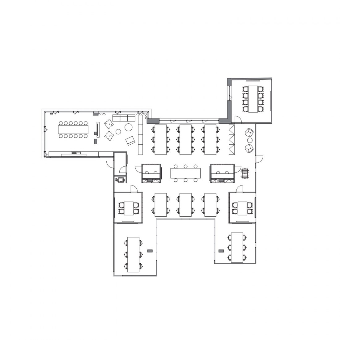 Floor plan. Funtasty Offices by Studio Perspektiv.
