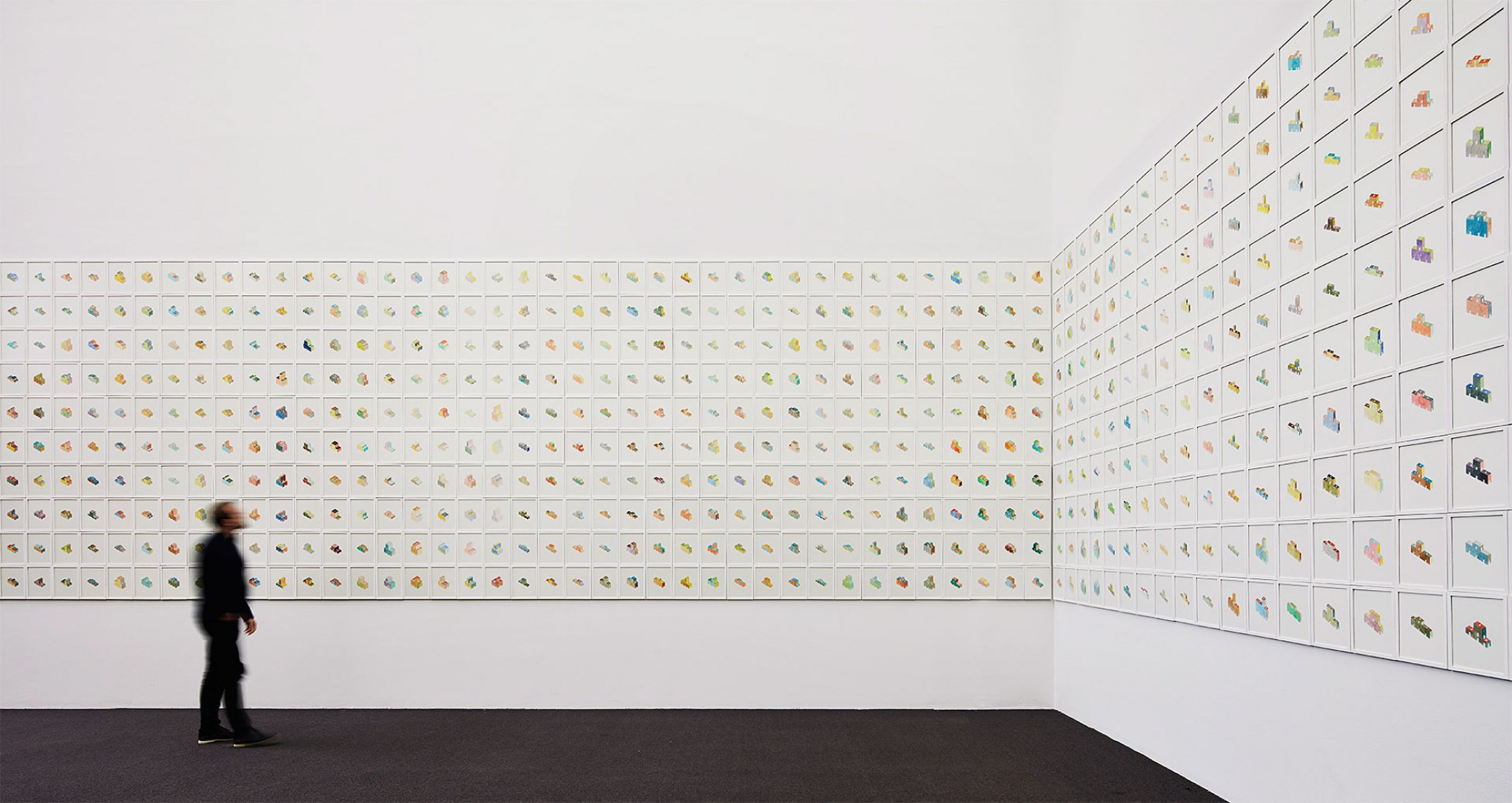 Finite Forma 04, 729 watercolor studies, by Pezo von