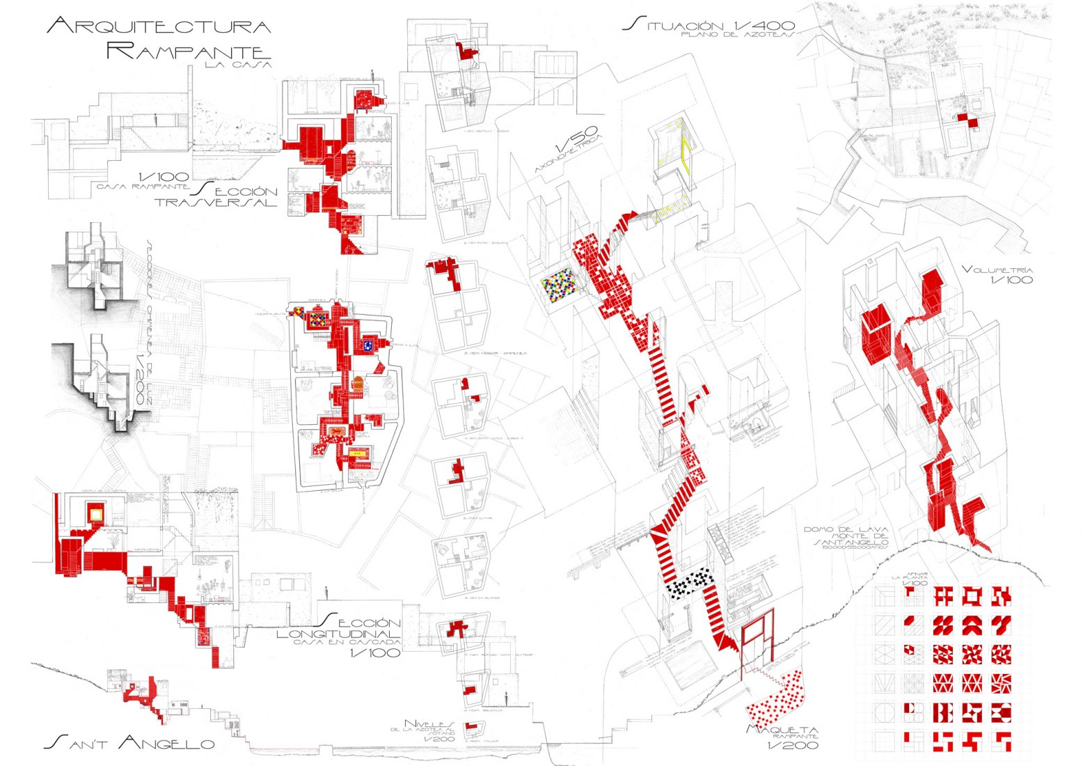 Arquitectura rampante. El pueblo y la casa por Marta Millanes Sánchez de la Escuela de Arquitectura de Toledo.