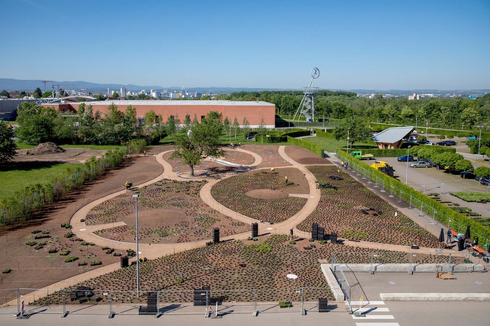 Blooming Campus at the Vitra. Oudolf Garten by Piet Oudolf The