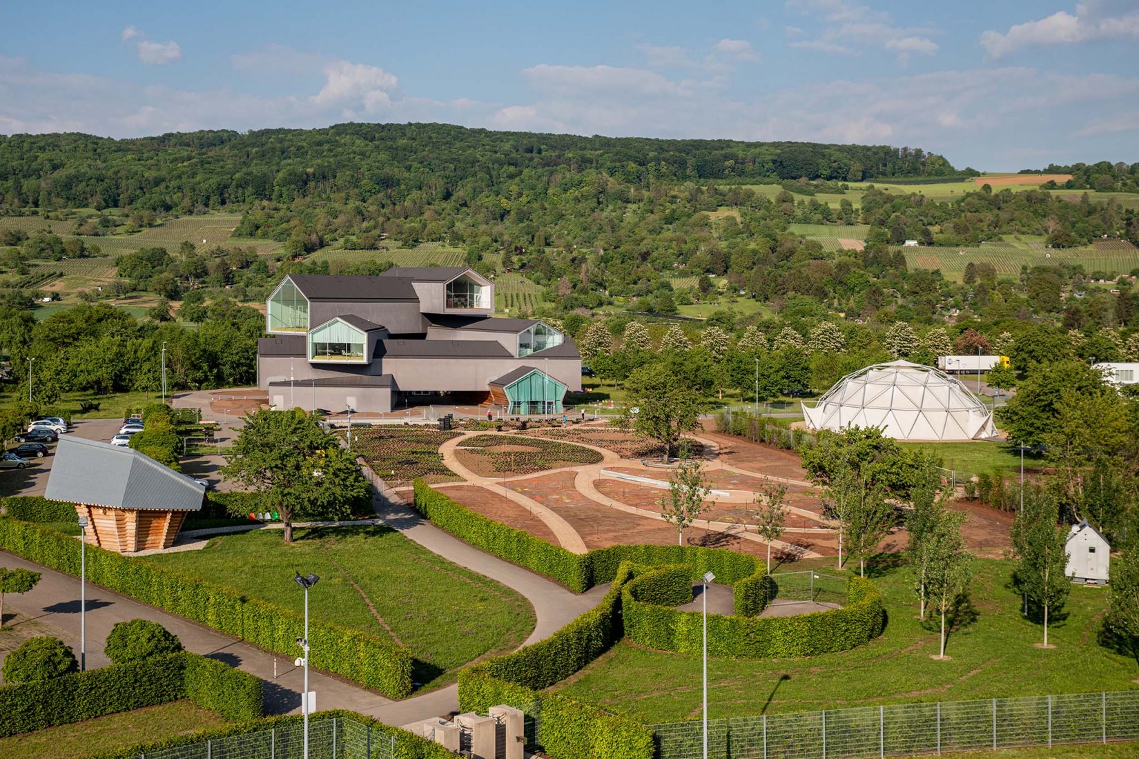 Oudolf Garten diseñado en el Vitra Campus por Piet Oudolf.