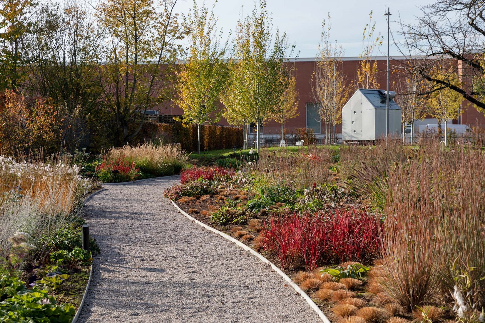 Blooming Campus at the Vitra. Oudolf Garten by Piet Oudolf The