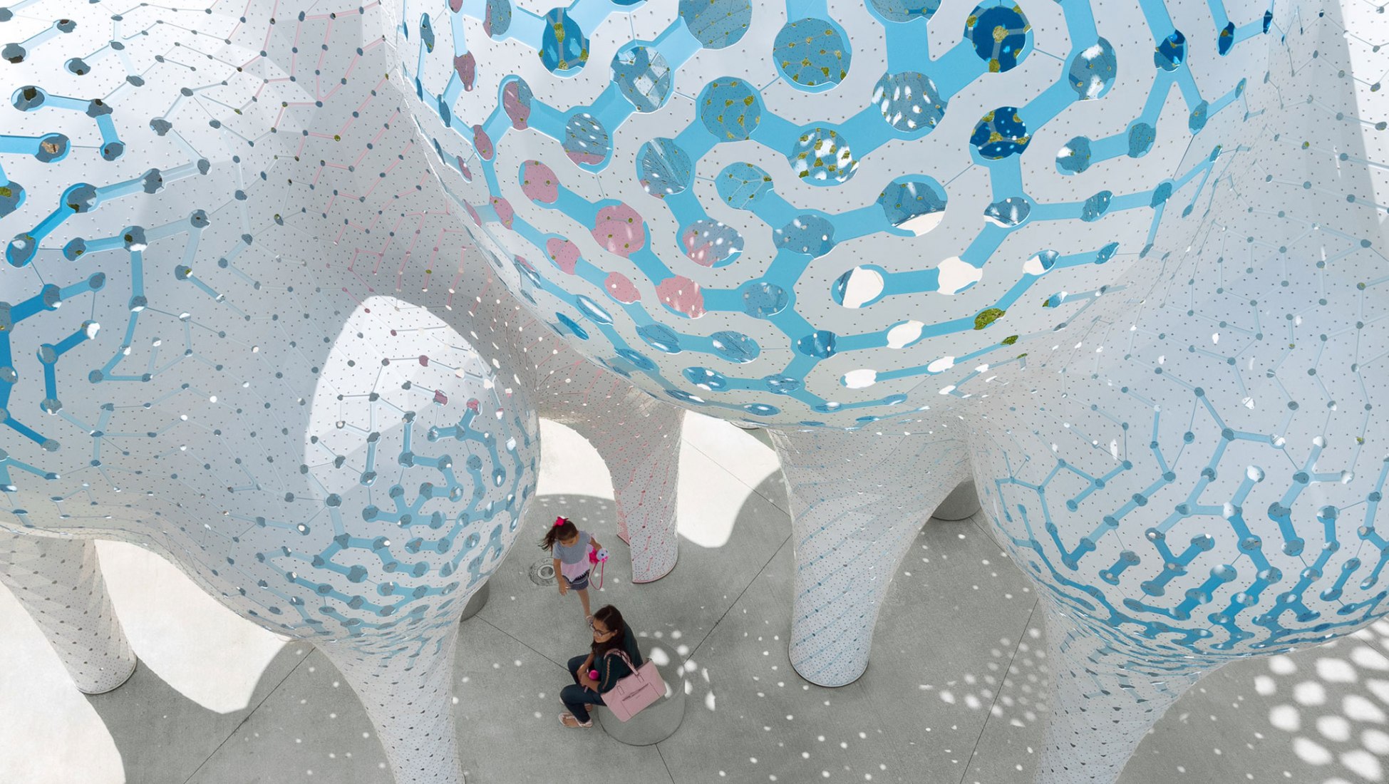 Pillars of Dreams by Marc Fornes / Theverymany. Photograph by NAARO.