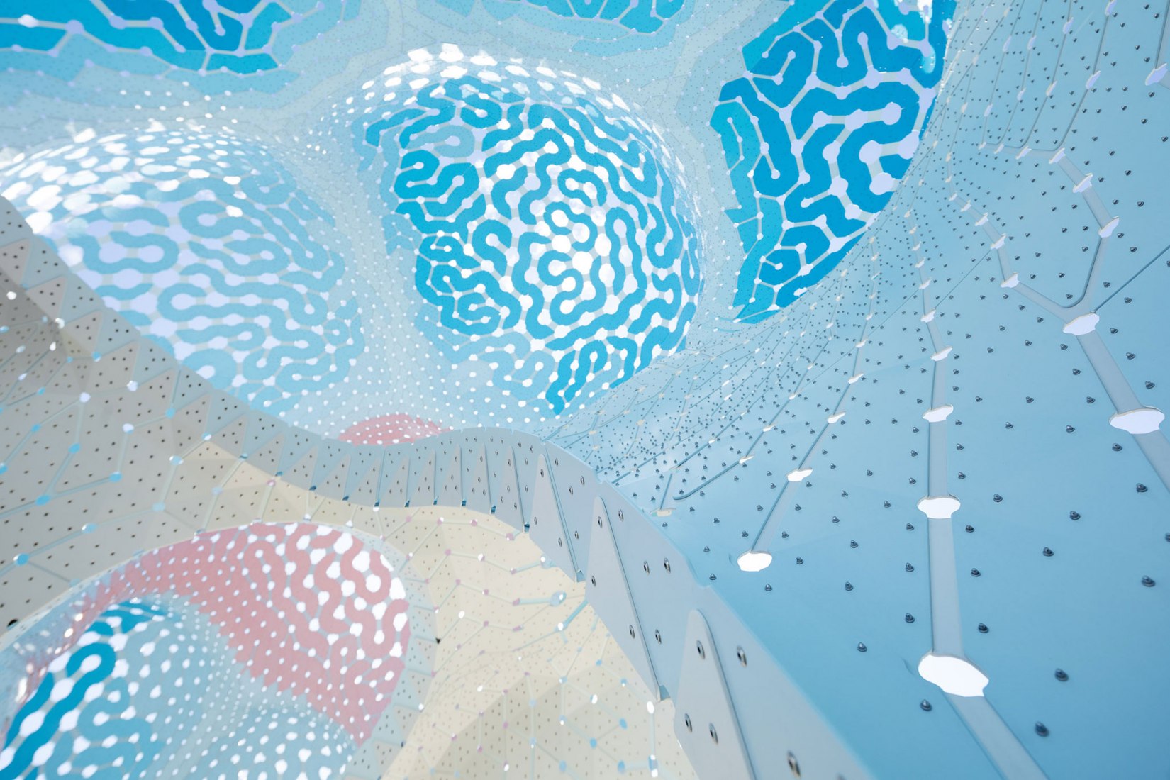 Pillars of Dreams by Marc Fornes / Theverymany. Photograph by NAARO.