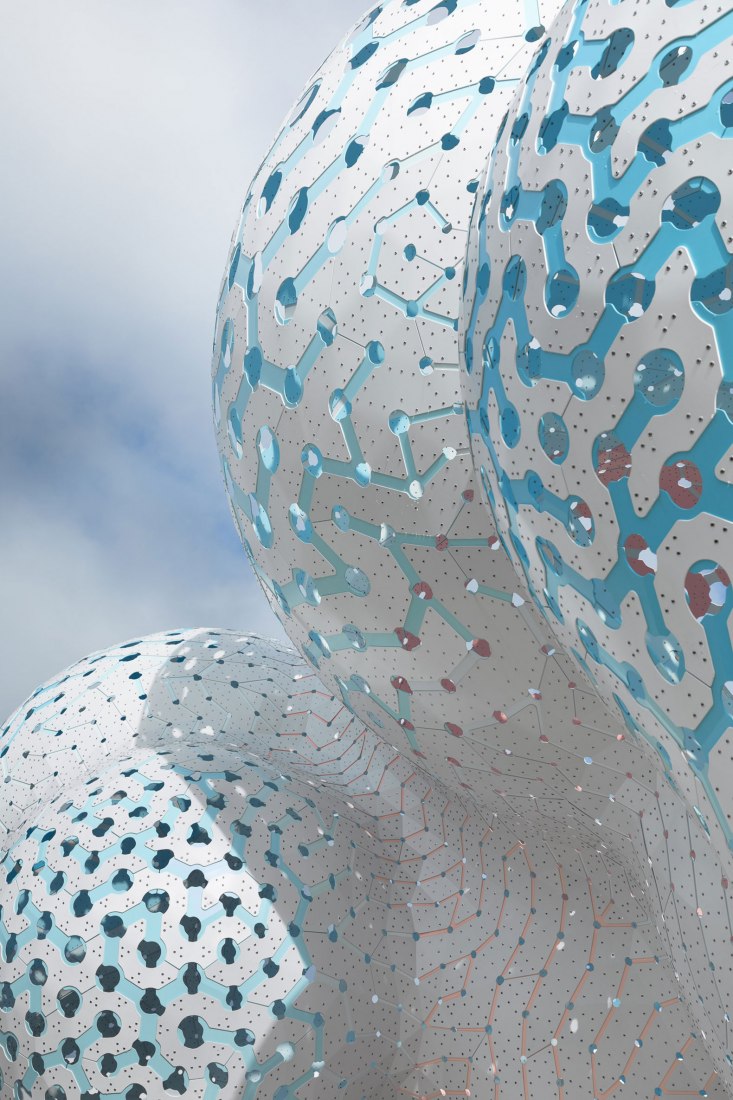 Pillars of Dreams by Marc Fornes / Theverymany. Photograph by NAARO.