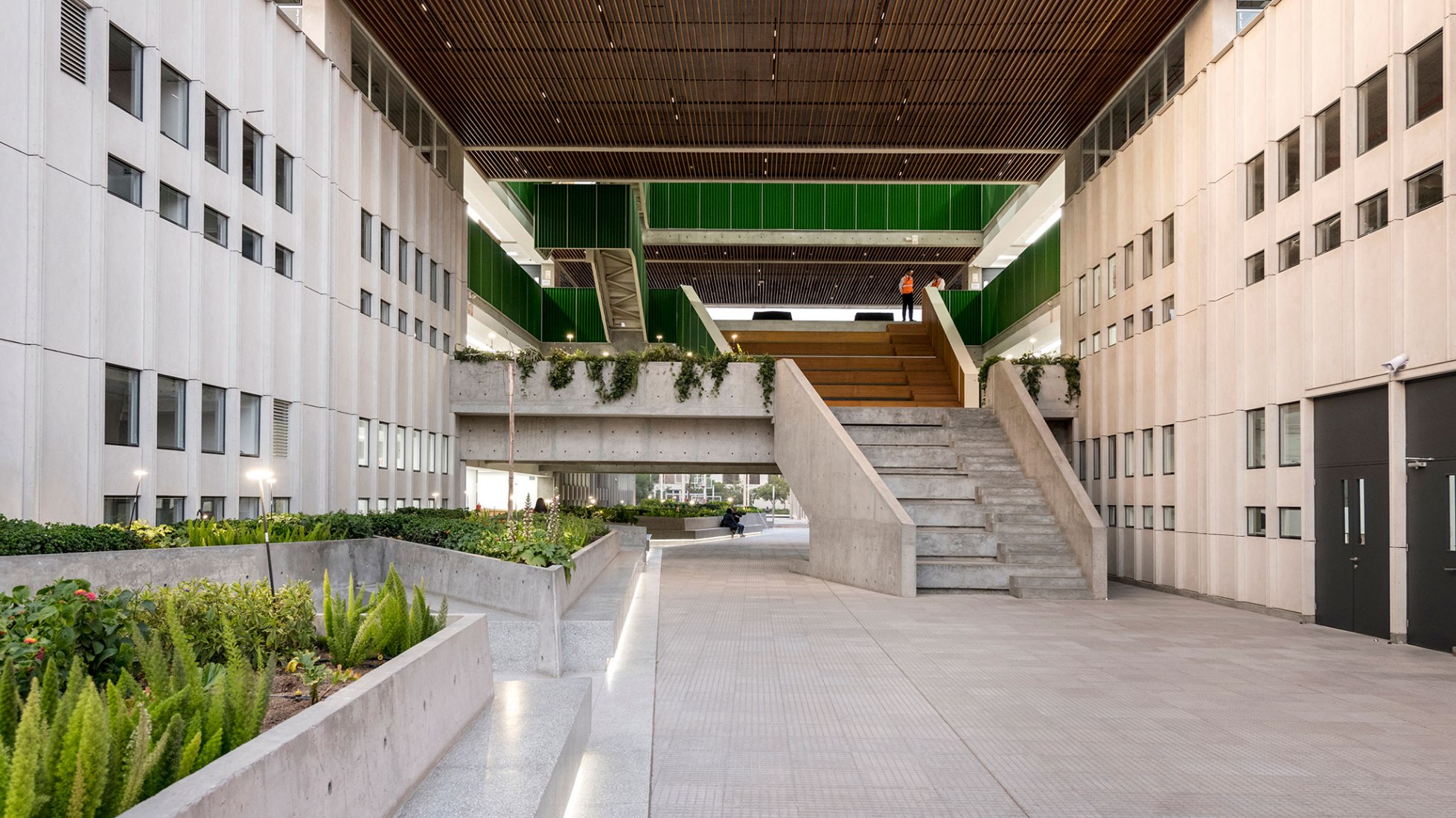 Campus Universitario de la Universidad Científica del Sur por Plan A. Fotografía por Renzo Rebagliati.