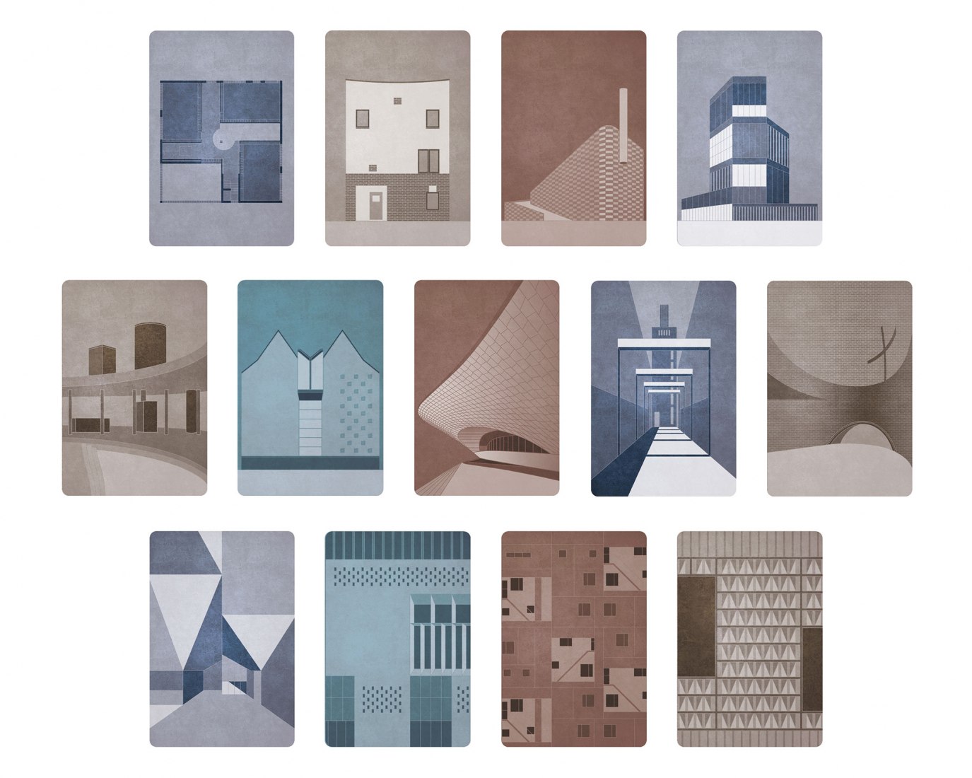 SCALA · Architecture Playing Cards by Arquitectura a contrapelo.