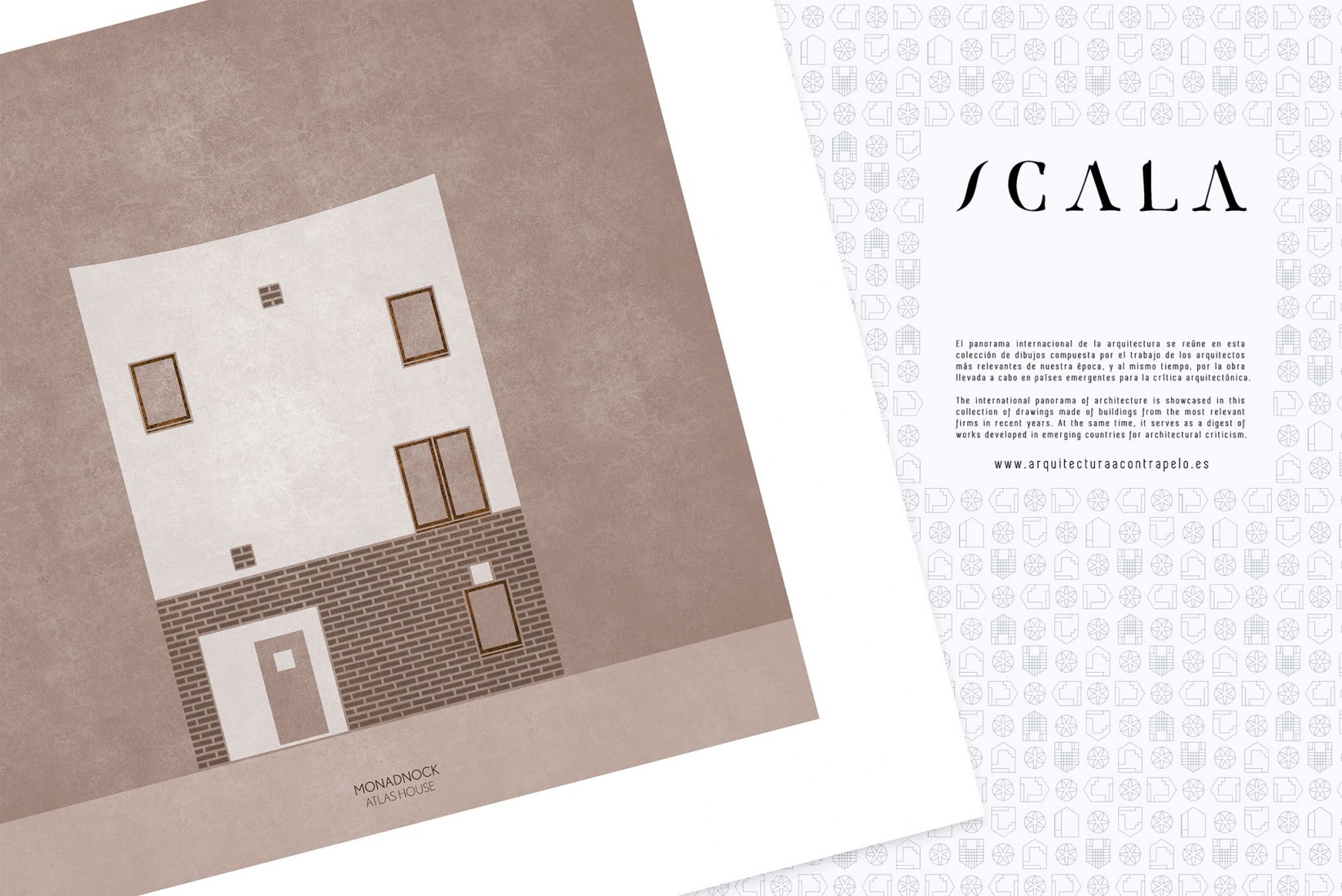 Poster. SCALA · Architecture Playing Cards by Arquitectura a contrapelo.