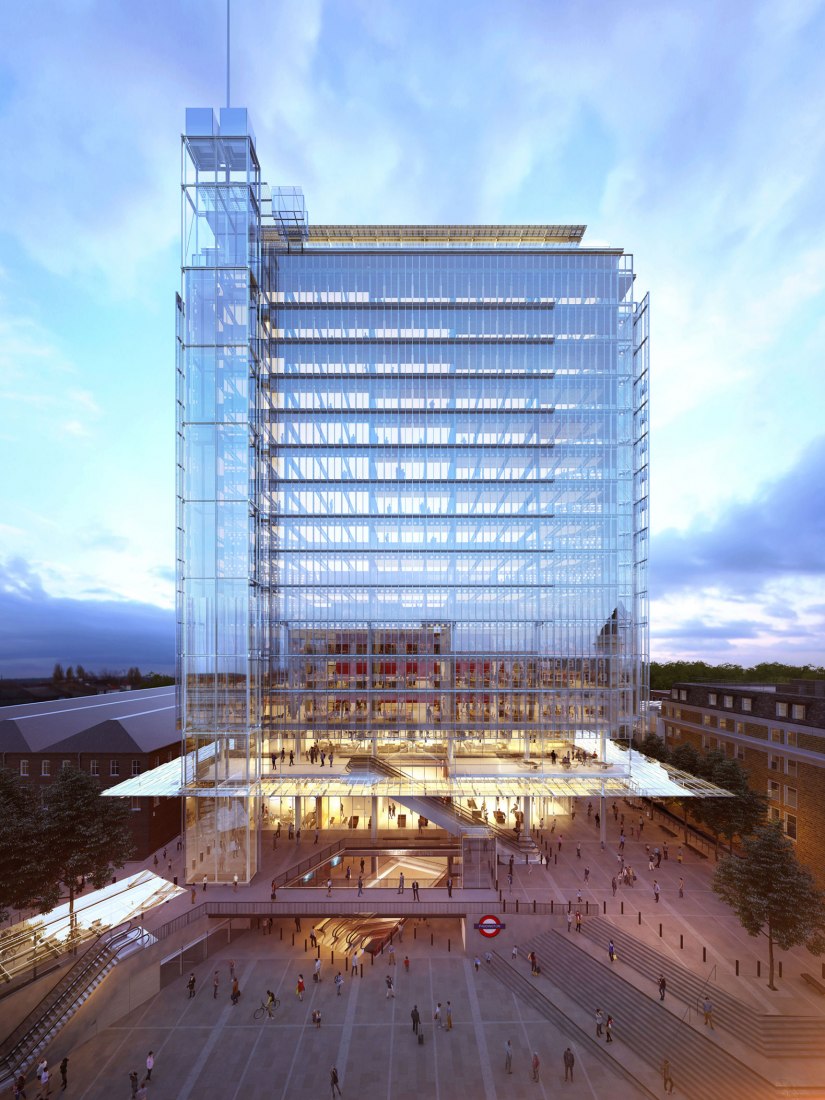 Visualización de IDA +. Paddington Square por Renzo Piano Building Workshop. Cortesía de Itinerant Office.