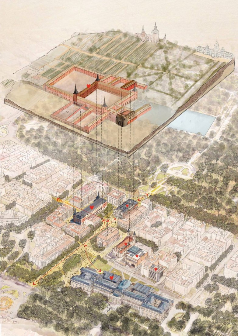 Axonometric proposal. Project by Foster + Partners. Image courtesy of Foster + Partners