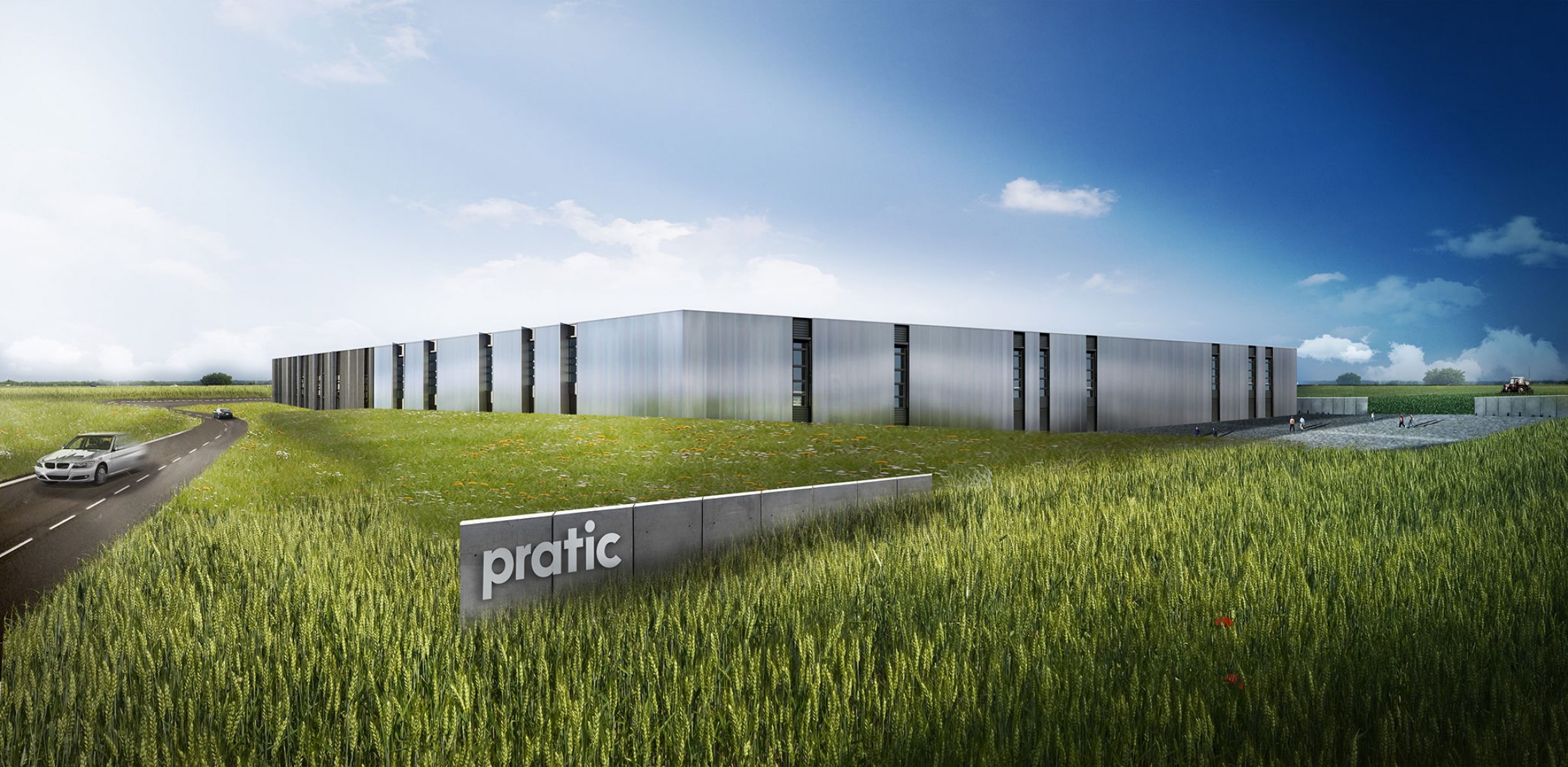 Visualización. PRATIC 2.0, Ampliación del complejo industrial por Geza.