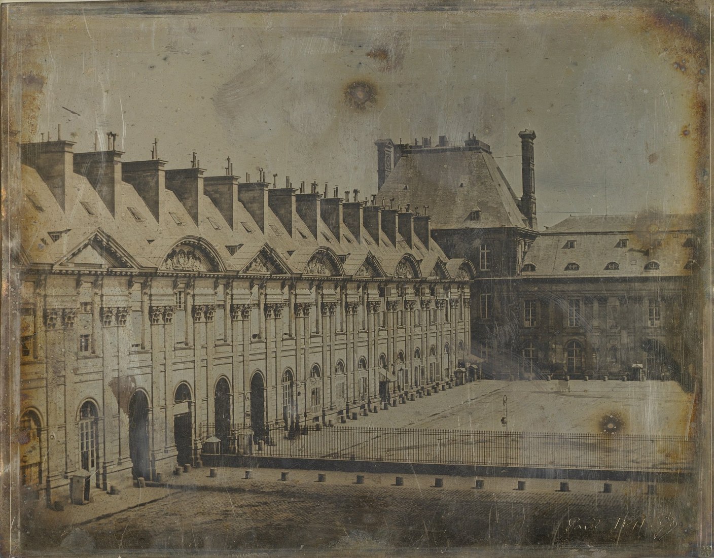 Palacio de las Tullerías (1841). Foto de Joseph-Philibert Girault de Prangey.
