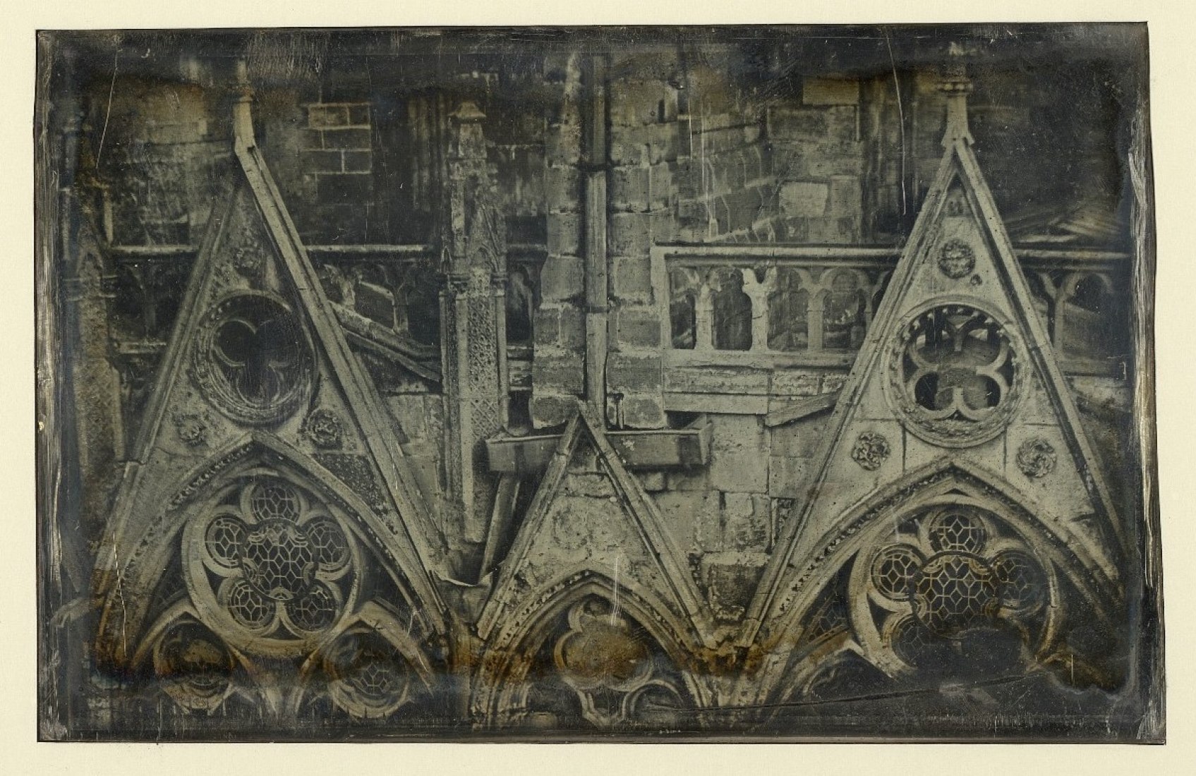 Catedral Notre-Dame de París (1841). Foto de Joseph Philibert Girault de Prangey.