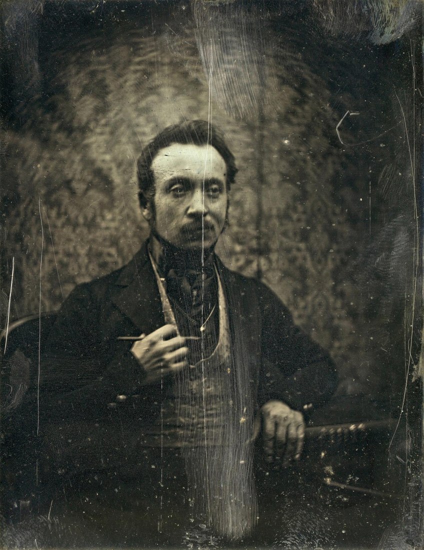Autorretrato, 1841-42. Foto de Joseph-Philibert Girault de Prangey.