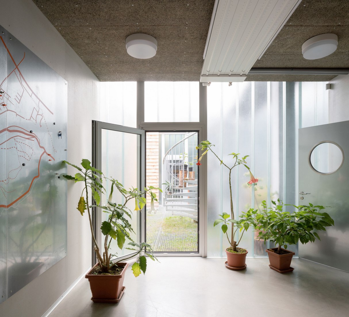 Technical Services Base Lysolaje by Progres architekti. Photogragph by Alex Shoots Buildings.