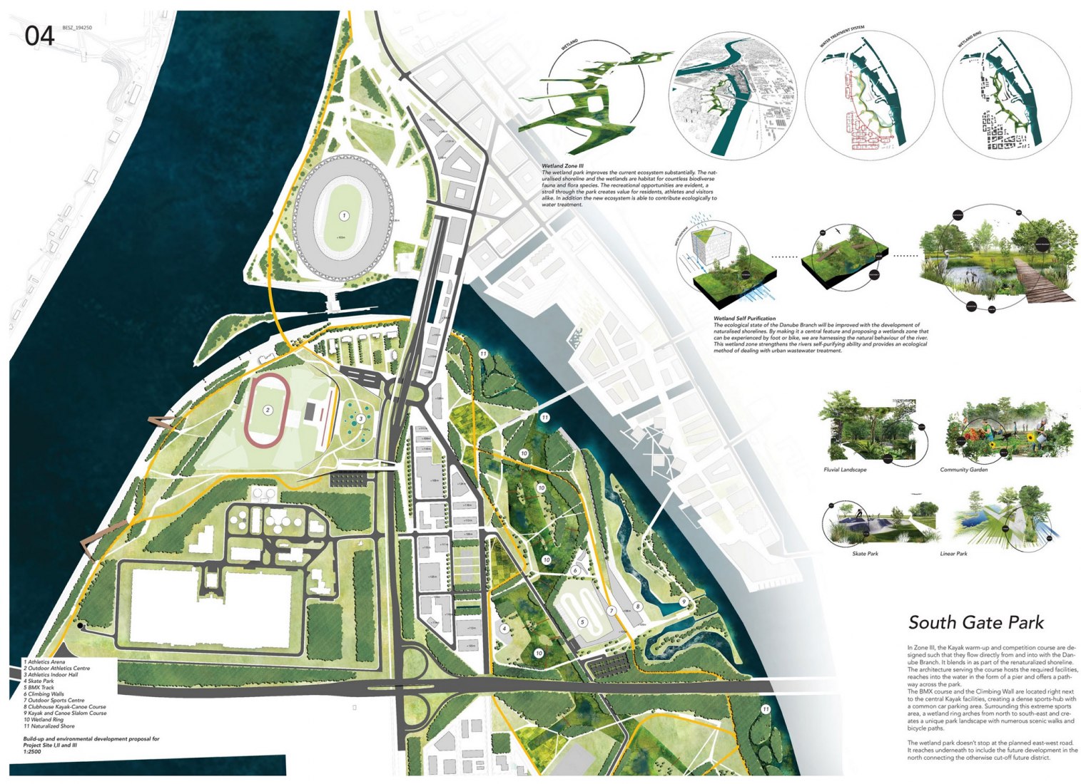 Panel 04. Plan Director Puerta Sur Budapest por Snøhetta