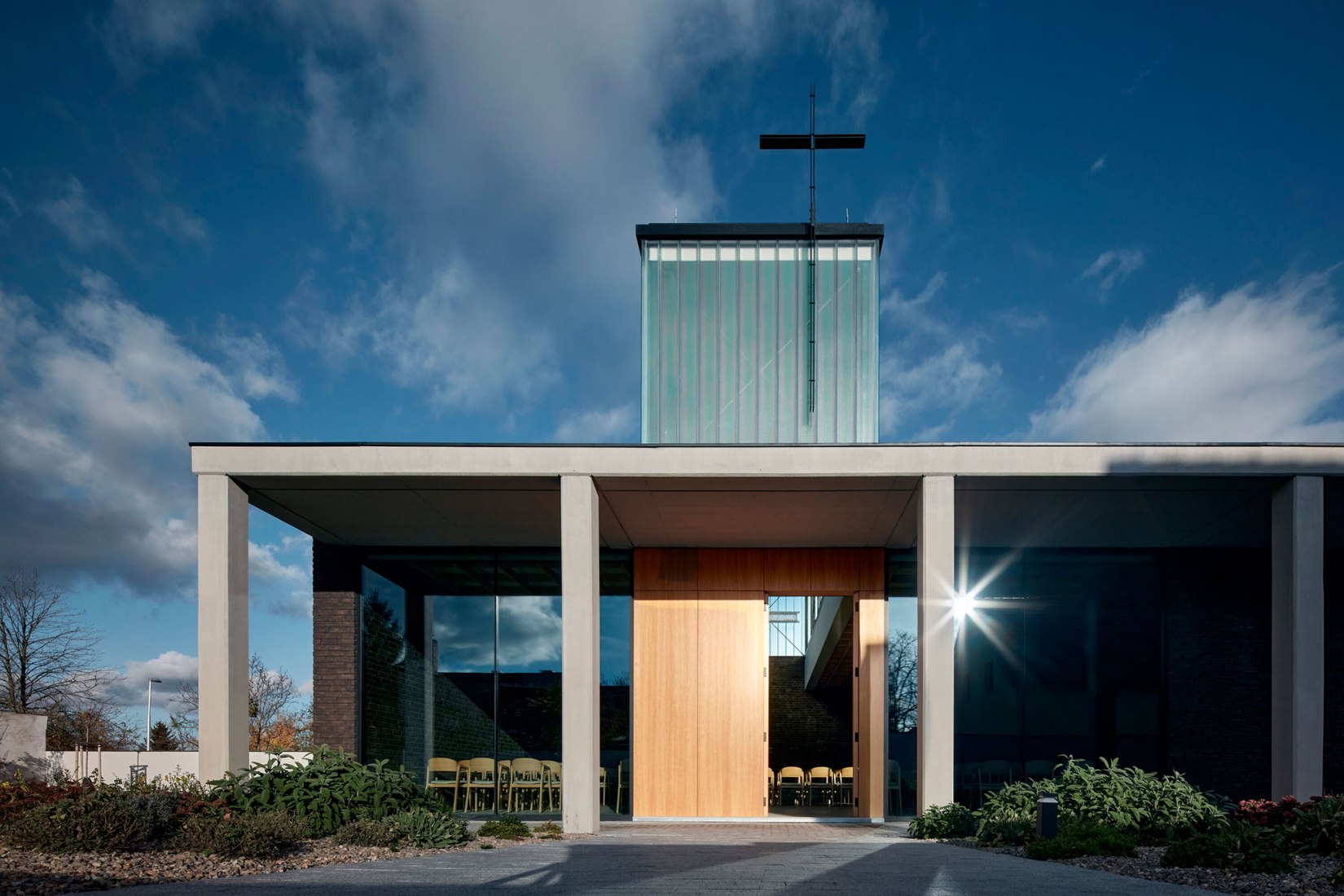 Brethren Church Christian Community Centre by QARTA Architektura. Photograph by BoysPlayNice.