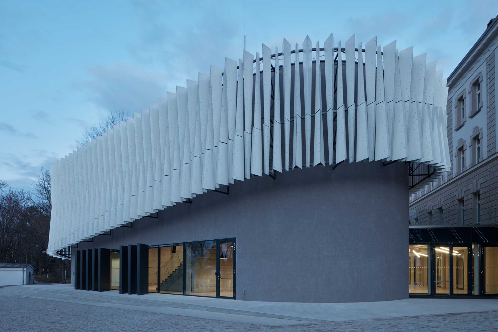 New lecture center VŠPJ by Qarta architektura. Photograph by BoysPlayNice