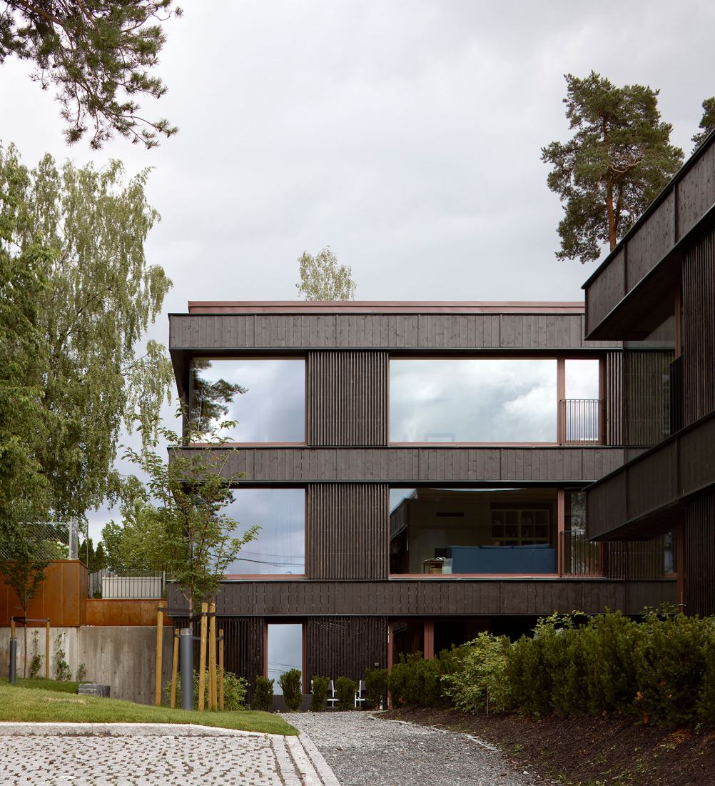Viviendas Furulund por R21 arkitekter. Fotografía por Mariela Apollonio.