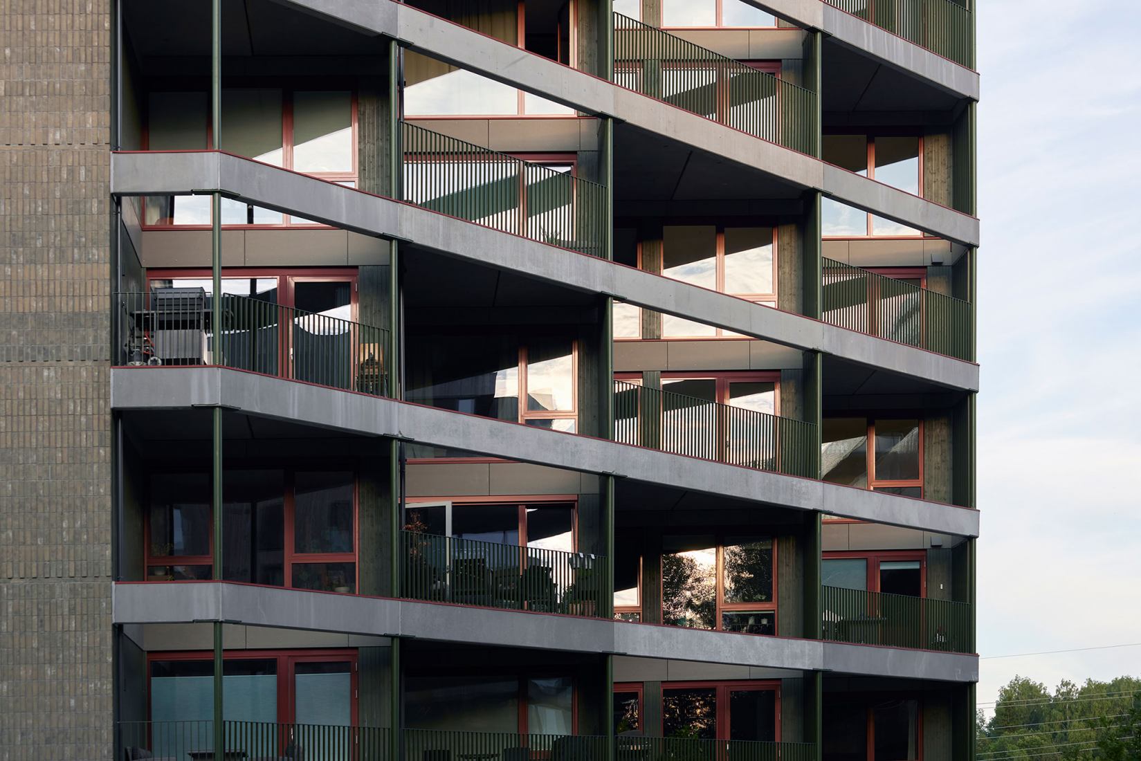 Residence R221 Variety as a Cartesian axis. Resident tower in Magasinparken by R21 ...