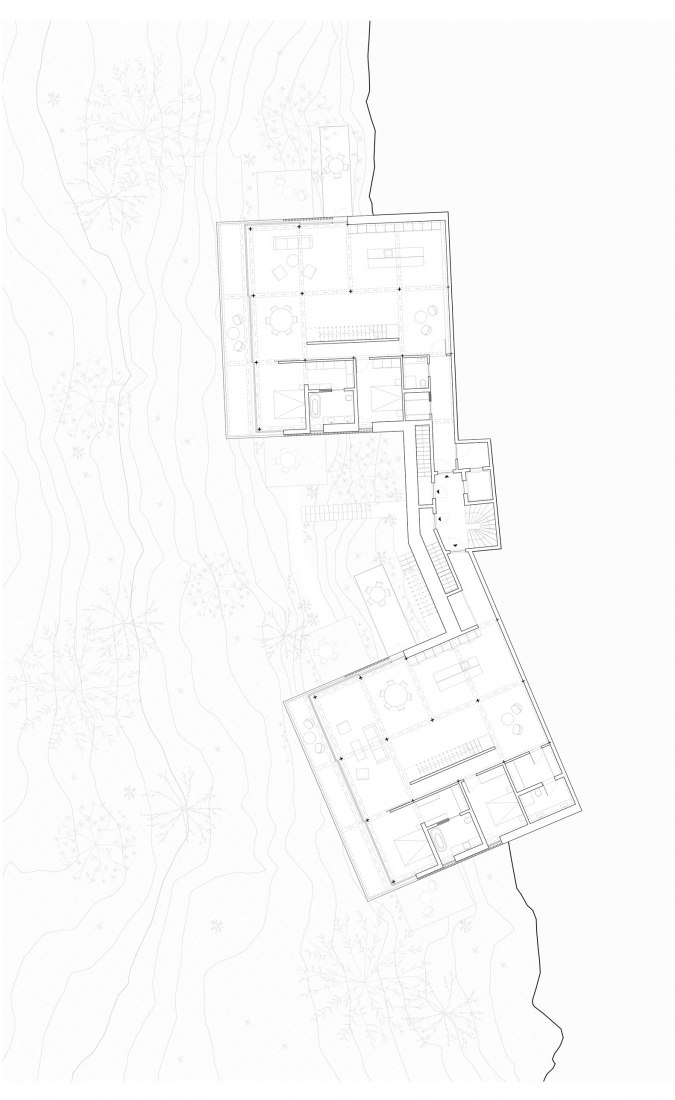 Segunda planta. Apartamentos en Von Øtkens vei por R21 Arkitekter.