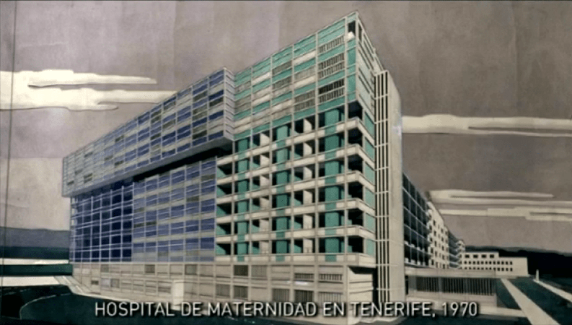 Hospital de Maternidad en Tenerife, 1970. Rafael Aburto, Arquitecto (1913-2014).