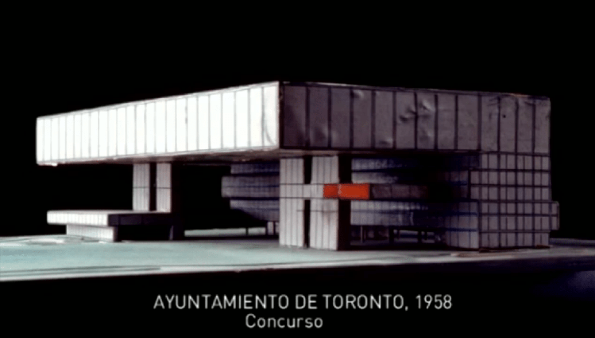 Ayuntamiento de Toronto, concurso, 1958. Rafael Aburto, Arquitecto (1913-2014). 