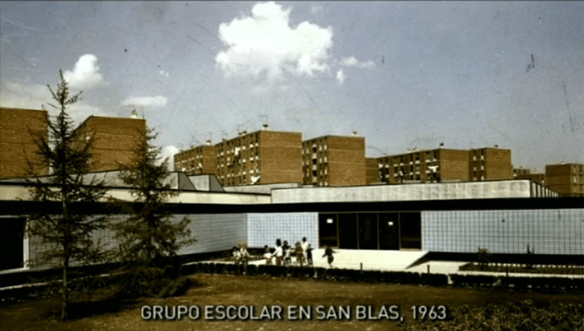 Grupo Escolar en San Blas, 1963. Rafael Aburto, Arquitecto (1913-2014). 
